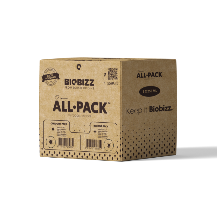 All-pack Outdoor 250 ml Biobizz - Fertilizante Orgánico - Fertilizantes