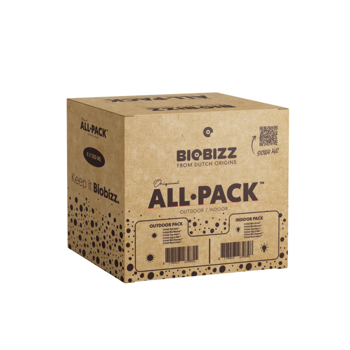 All-pack Outdoor 500 ml Biobizz - Fertilizante Orgánico - Fertilizantes
