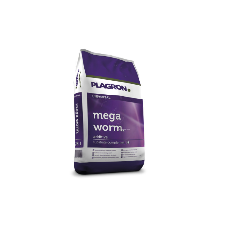 Mega Worm 10 L Plagron - Acondicionador de Suelo Natural - Sustratos Especiales