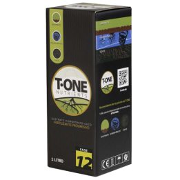 Fertilizante Progresivo 1L Fase 12 T-One - Nutrientes Eficaces