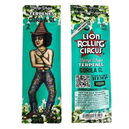 Papel Hemp Wrap Gorila - LION ROLLING CIRCUS - Papel y conos