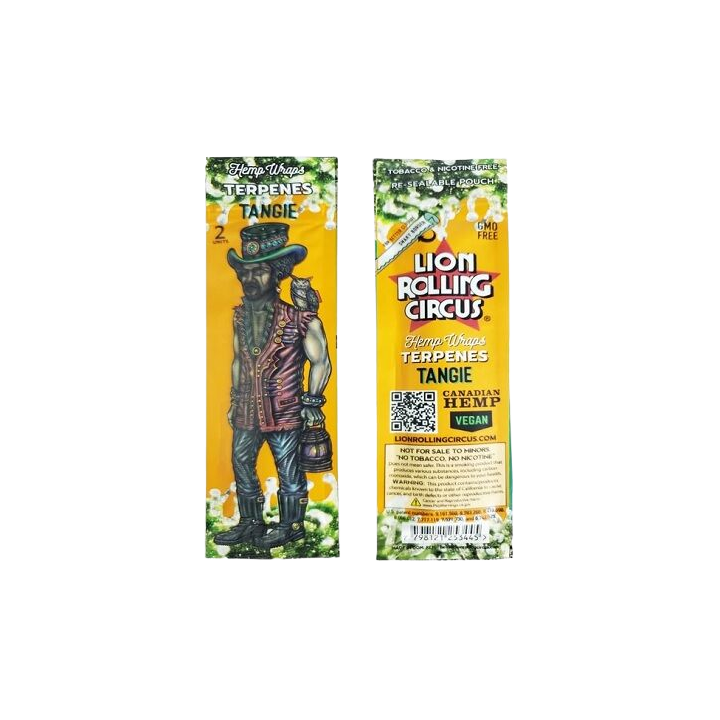 Papel Hemp Wrap Tangie - Lion Rolling Circus - Papel y conos