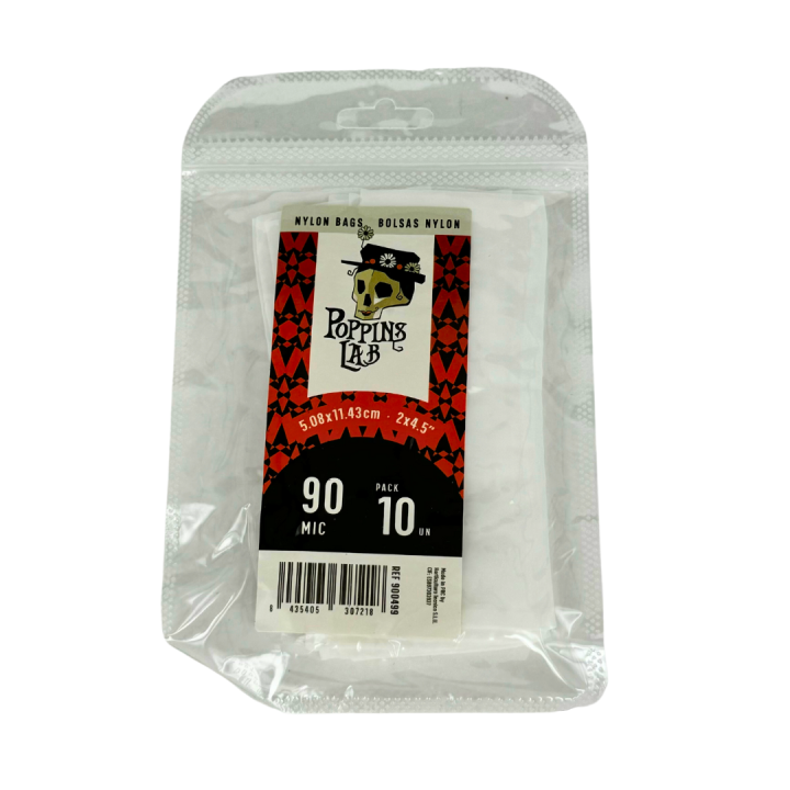 Bolsa Nylon 90 Mic 5x11cm (10 u) - Poppins Lab - Presión y calor