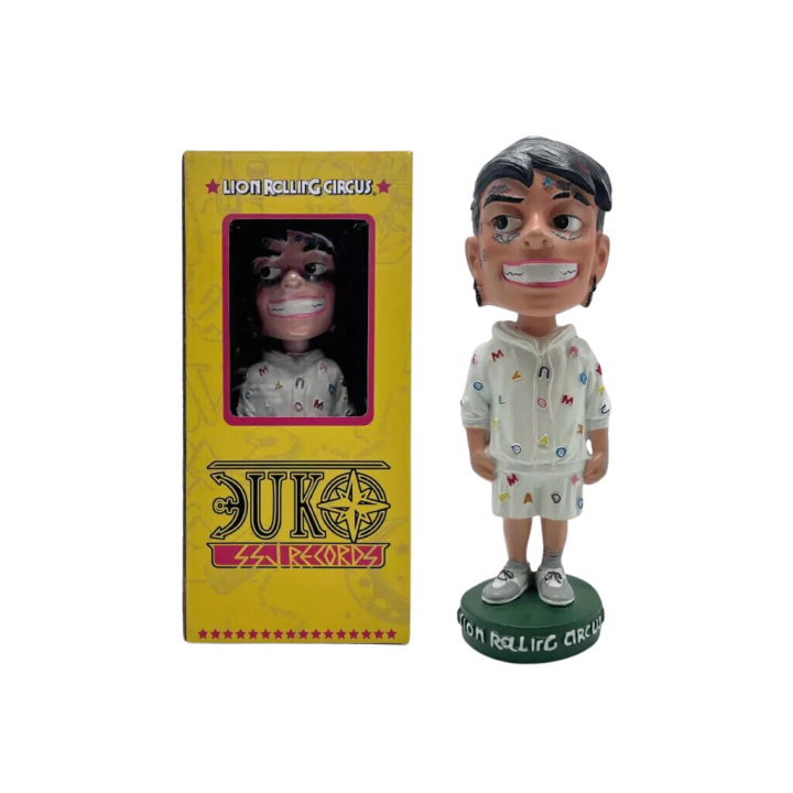 Duki Brown Bobble Head - Edición Limitada | Lion Rolling Circus - Papel y conos