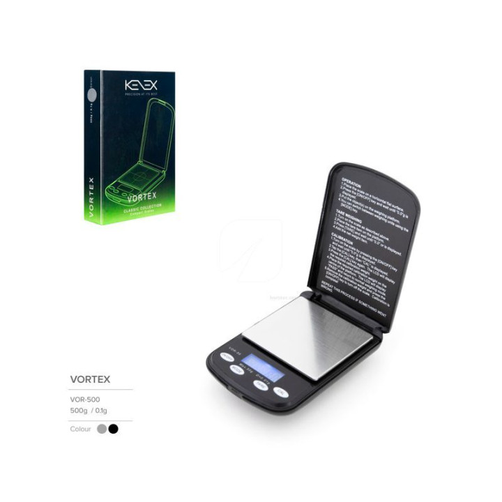 Báscula Vortex KENEX 0,01-50 g - Precisión Compacta - Basculas