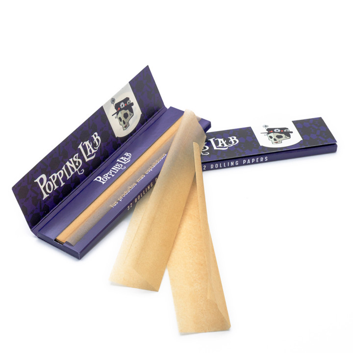 Papel Brown King Size Slim 108mm - 32 Hojas | Poppins Lab - Papel y conos