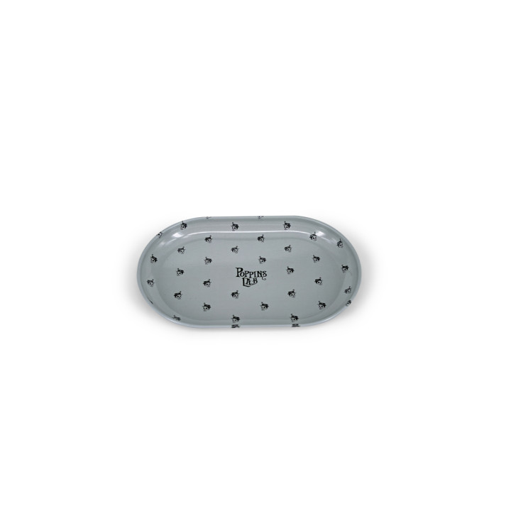 Bandeja de Metal Beis 130x80mm - Poppins Lab - Bandejas
