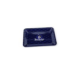 Bandeja de Metal Azul 180x125mm - Poppins Lab - Bandejas