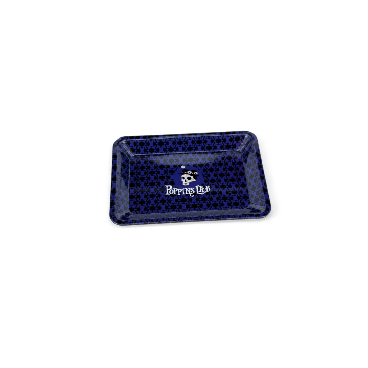 Bandeja de Metal Azul 180x125mm - Poppins Lab - Bandejas