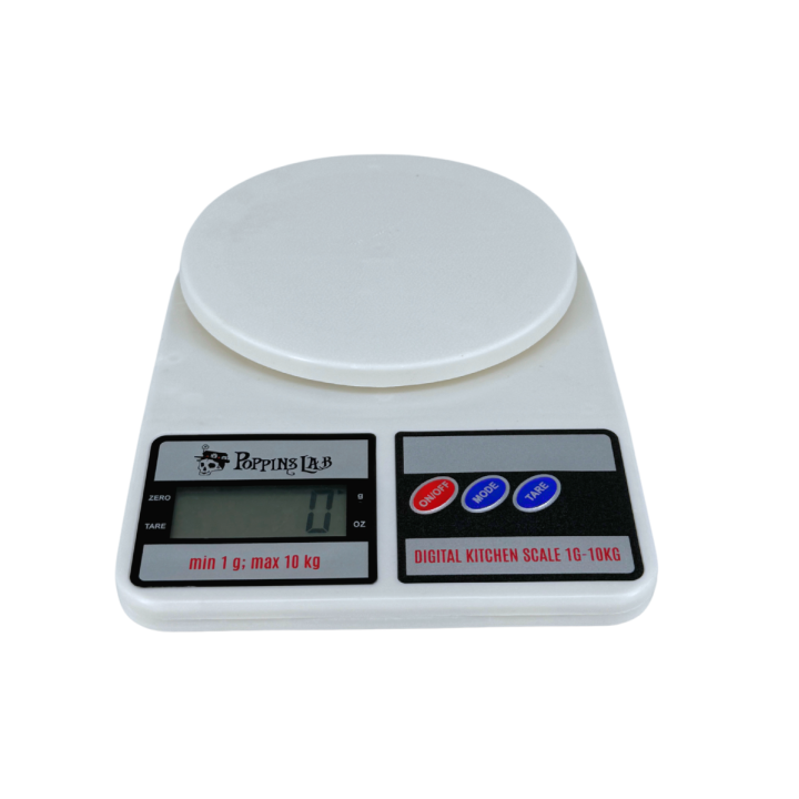 Báscula Digital Poppins Lab 1g-10kg - Precisión y Funcionalidad - Envasado