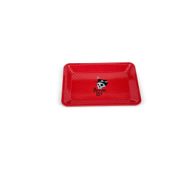 Bandeja de Metal Roja 180x125mm - Poppins Lab - Bandejas