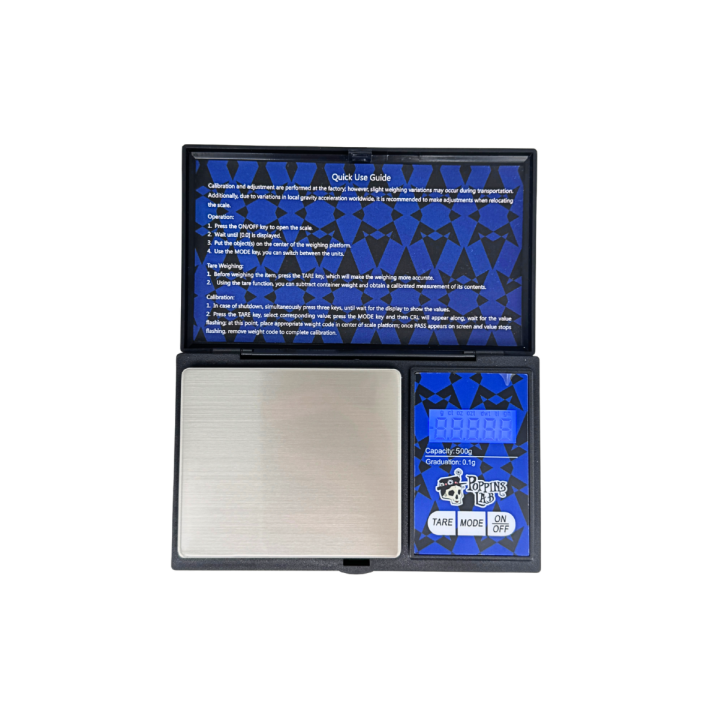 Báscula Digital 0,01–200g Poppins Lab - Precisión y Portabilidad - Envasado