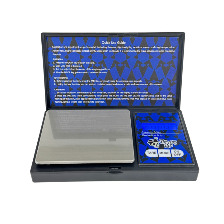 Báscula Digital 0,01–200g Poppins Lab - Precisión y Portabilidad - Envasado