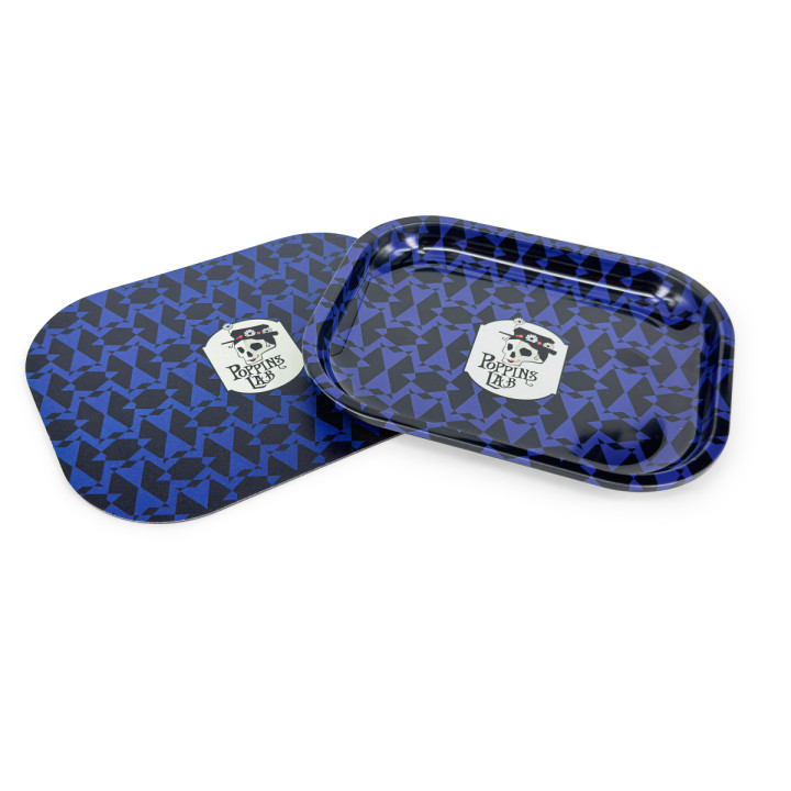 Bandeja de Metal Azul 180x140mm - Poppins Lab - Bandejas