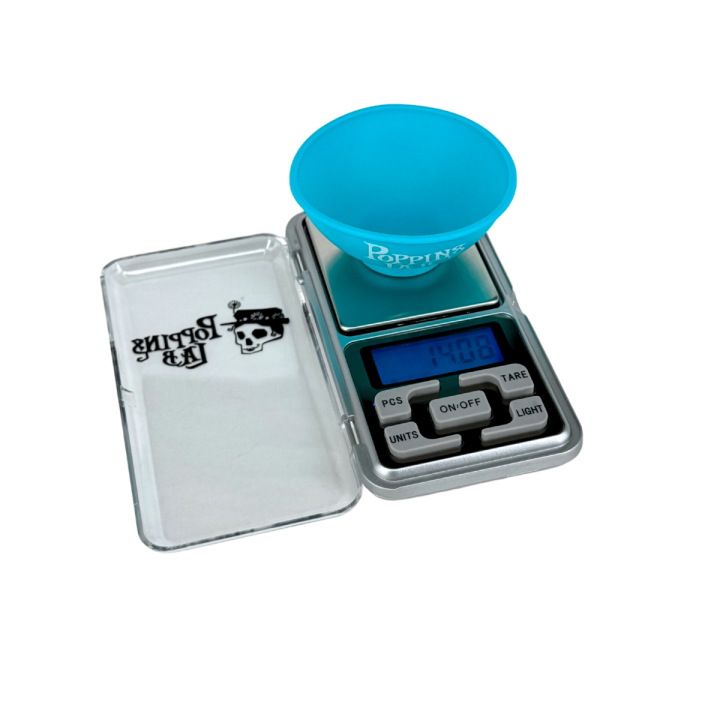 Báscula Digital 0,01g–200g Poppins Lab - Precisión y Durabilidad - Envasado