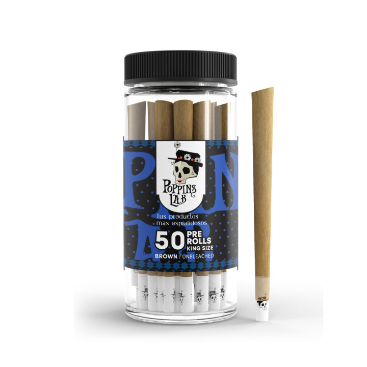 Conos KS Marrón/Sin Blanquear - 50 uds | Poppins Lab - Papel y conos