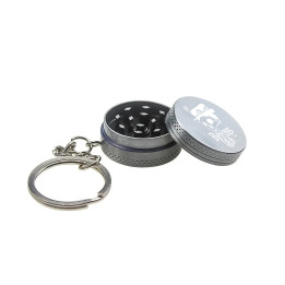 Grinder Llavero Metálico Poppins Lab - Compacto y Discreto - Parafernalia