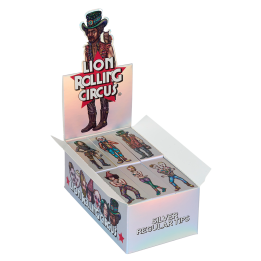 Filtros Silver Regular LION ROLLING CIRCUS - 50 Hojas - Filtros y boquillas