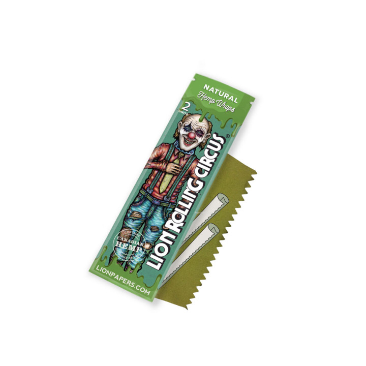 Papel Hemp Wrap Natural - Lion Rolling Circus - Papel y conos