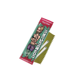 Papel Hemp Wrap Strawberry - LION ROLLING CIRCUS - Papel y conos