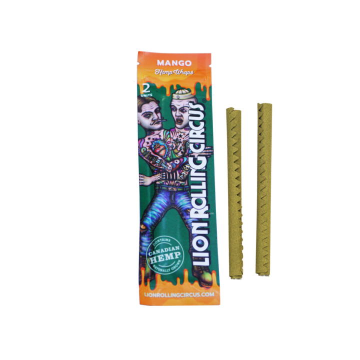 Papel Hemp Wrap Mango - Lion Rolling Circus - Papel y conos