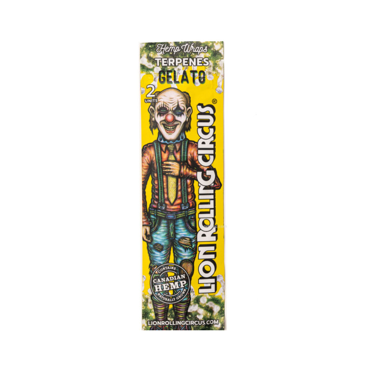 Papel Hemp Wrap Terpenes Gelato - Lion Rolling Circus - Papel y conos