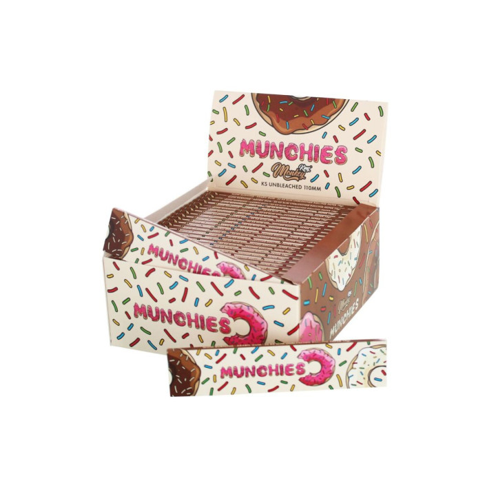Papel Monkey KS Slim Unbleached - 50 Libritos - Papel y conos