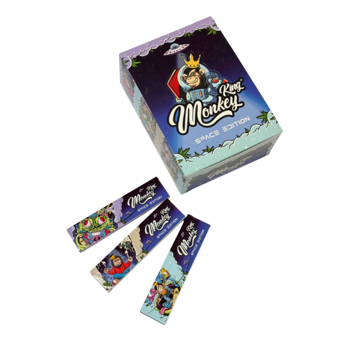 Monkey Pack 24 uds - Papeles King Size Slim Monkey King - Parafernalia