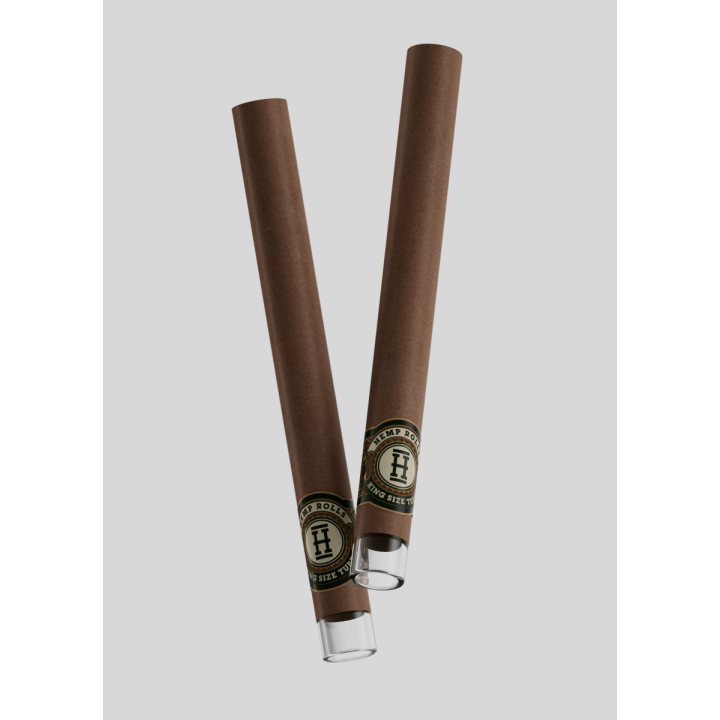 Pre-enrollados King Size Rolls 2 pk con boquilla Hemper - Parafernalia