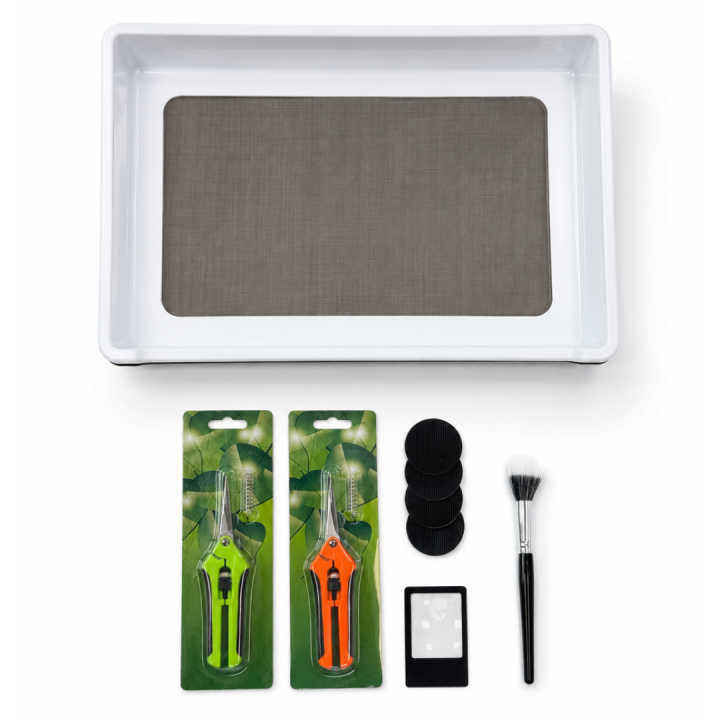 Kit Bandeja Trimming Tray + Accesorios Poppins Lab - Parafernalia