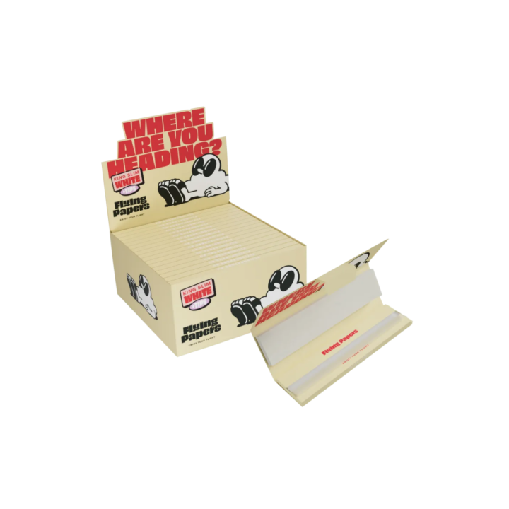 Papel King Size Slim + Filtros Flying Papers - Ecológico - Parafernalia
