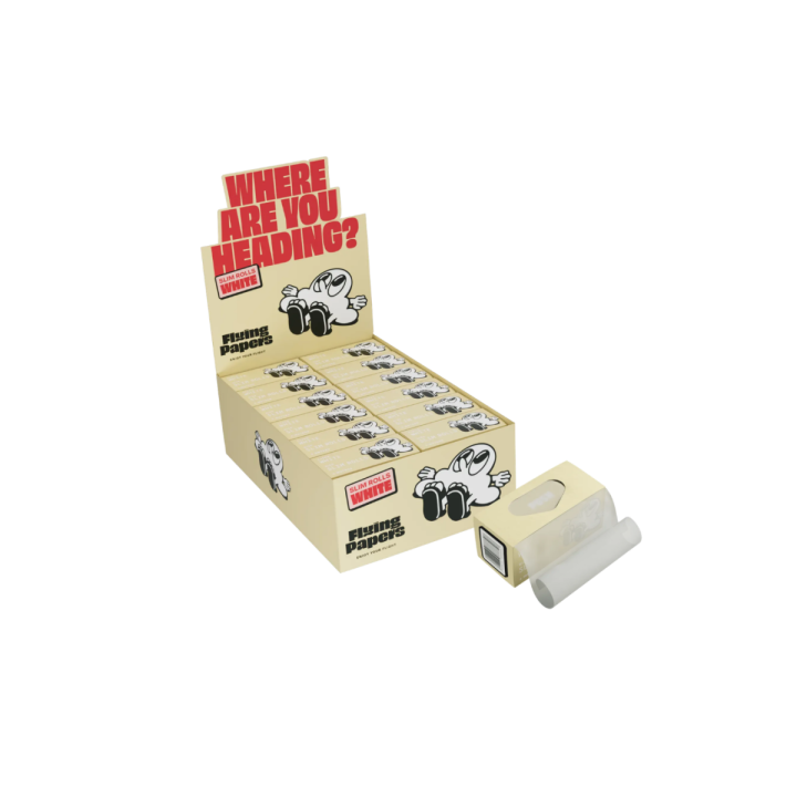 White Slim Rolls Flying Papers - Papel Orgánico Extra Fino - Parafernalia
