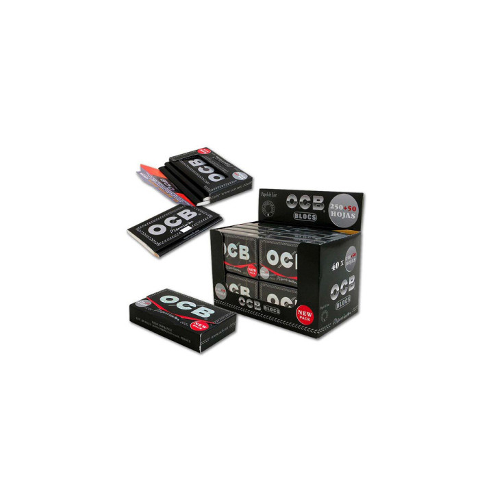 Papel Premium Bloc 300 OCB - 50 Libritos de Calidad - Papel y conos
