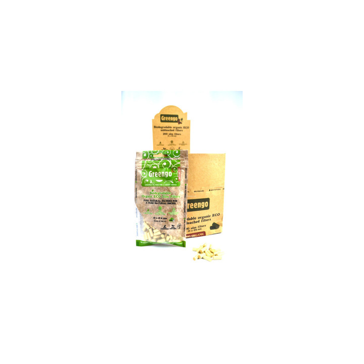 Filtro Biodegradable GREENGO - 100% Natural y Sostenible - Parafernalia