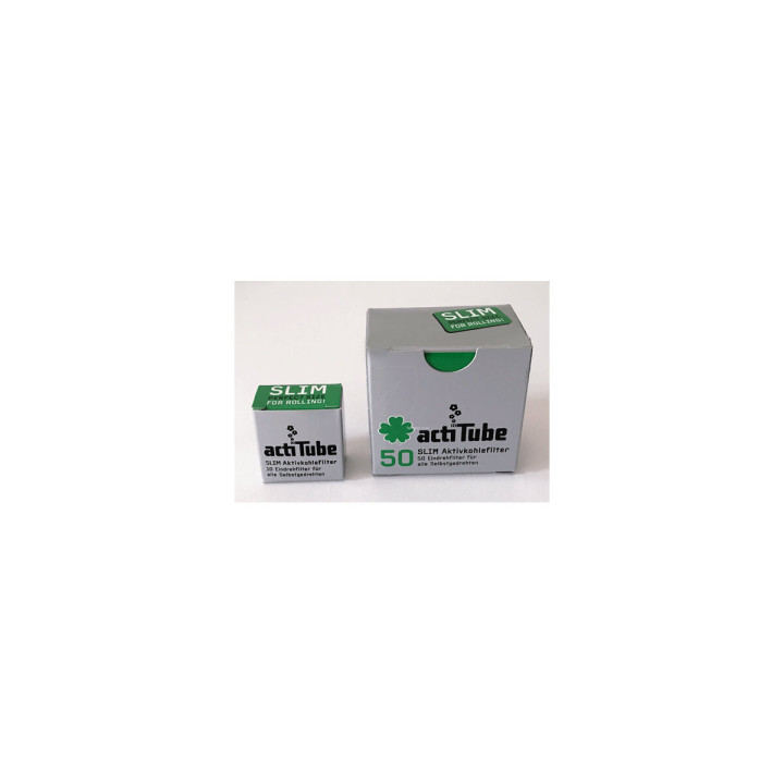 Filtro Slim Pack 50 Actitube - Filtros de Carbón Activado - Filtros y boquillas